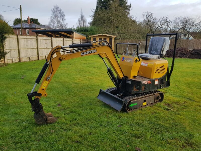 Carter CT08 Mini Digger Excavator For Sale From United Kingdom