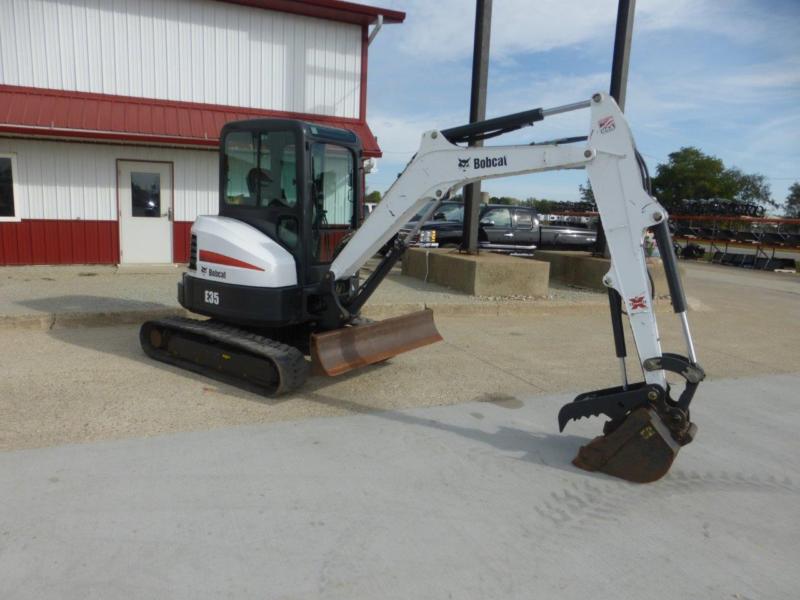 Bobcat E35 Mini Excavator For Sale Full Cab 2 Speed Hydr Thumb 2213