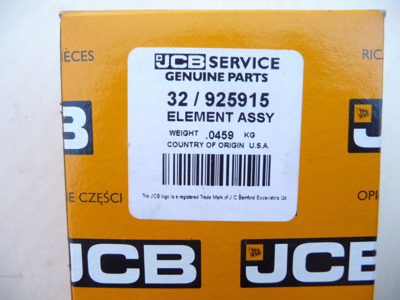 Genuine Jcb Fuel Filter 32/925915. New for sale from United Kingdom