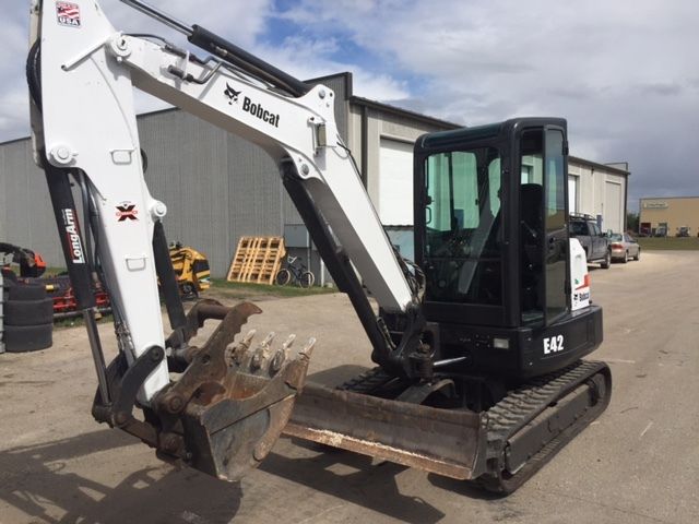 Bobcat E42 Mini Excavator Cab Heat/ac Blade Swing Boom for sale from Canada