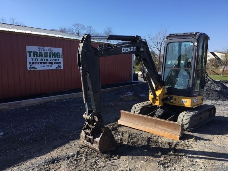 John Deere 35D Mini Excavator W/cab! for sale from United States