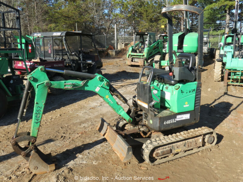 Bobcat 418 Mini Excavator Rubber Tracks Backhoe Extendable Tracks Dozer