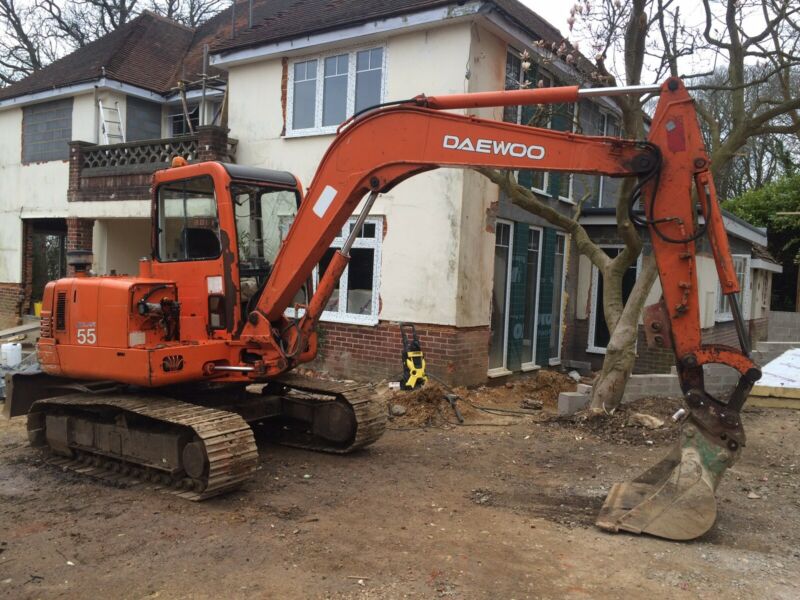 Daewoo Solar 55 Excavator Digger Excavator Dumper For Sale From United