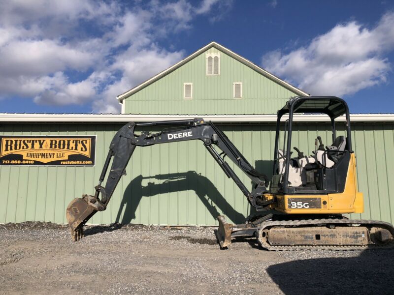 John Deere 35g Mini Excavator Clean Only 1717 Hours Cheap Shipping Rates For Sale From United States