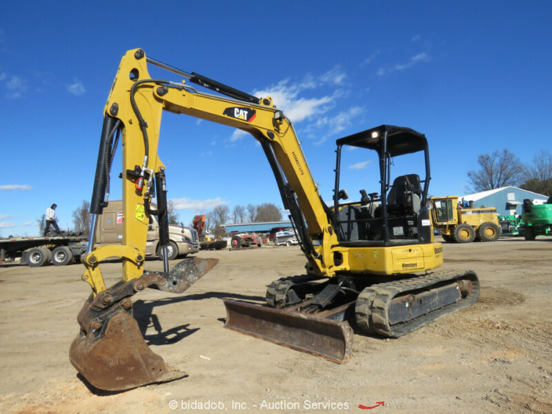 Caterpillar 320E2CR Mini Excavator Swing Boom Hyd Thumb Angle Blade ...