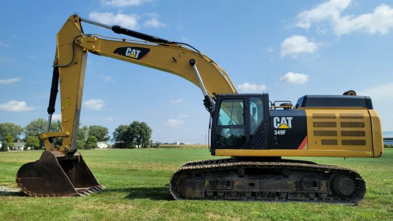 Caterpillar 349FL Track Excavator Financing + Shipping Deere Hydraulic ...