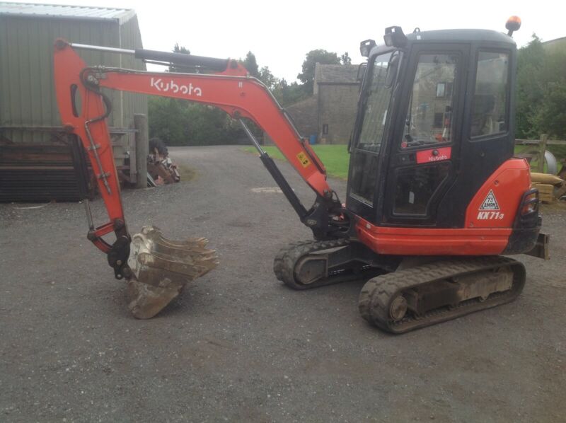 Kubota Kx 713 Mini Digger year2014 Hours 3,500 Excavator Not Jcb Cat