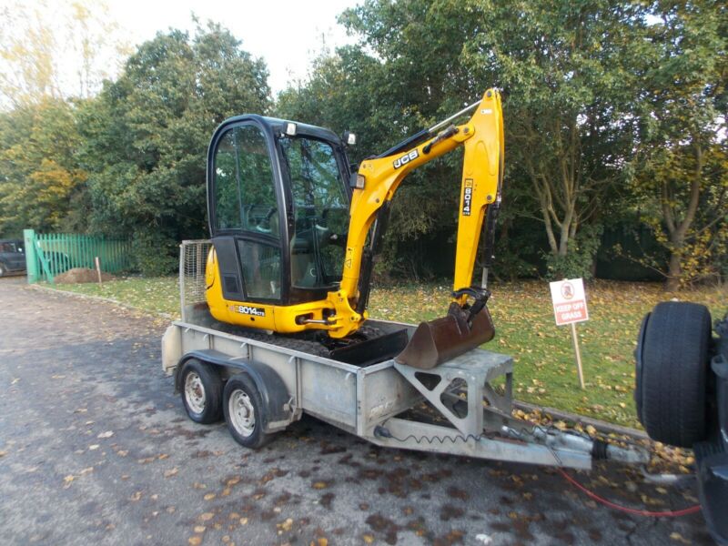 Jcb 8014 Mini Digger 1.5T With Or Without Ifor Williams Trailer for ...