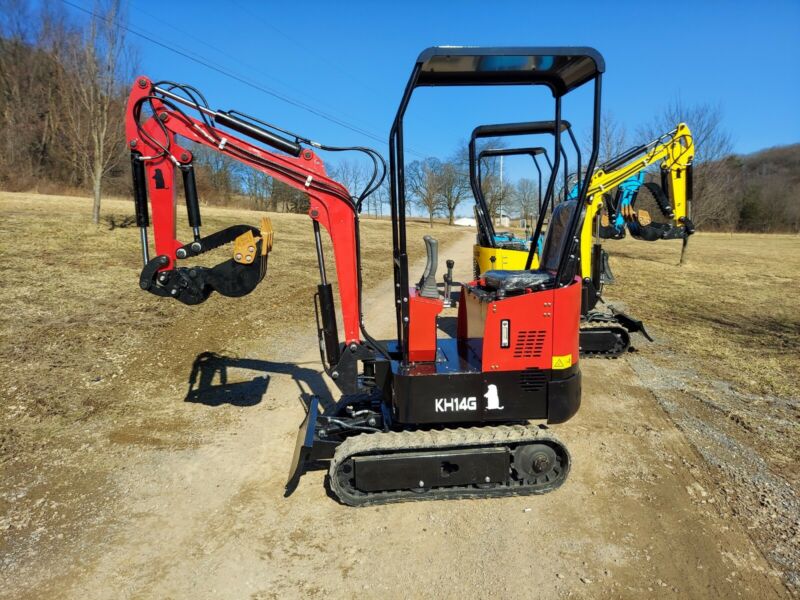 New 2022 Groundhog KH14G Track Mini Excavator With Hydraulic Thumb for