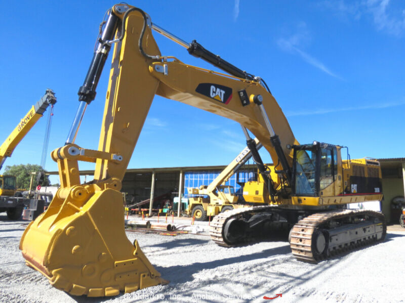 Caterpillar 385B Hydraulic Excavator Steel Track Hoe Cab Diesel Bidadoo ...