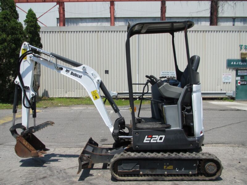 Bobcat E20 Mini Excavator 2 Speed Hydraulic Thumb for sale from United