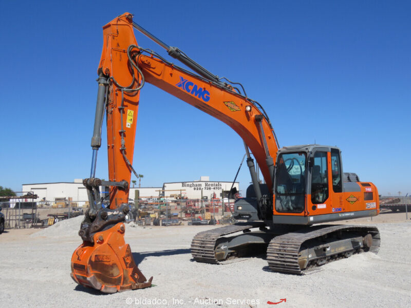 Xcmg XE210CU Hydraulic Excavator Trackhoe Hyd Q/c A/c Cab Cummins ...