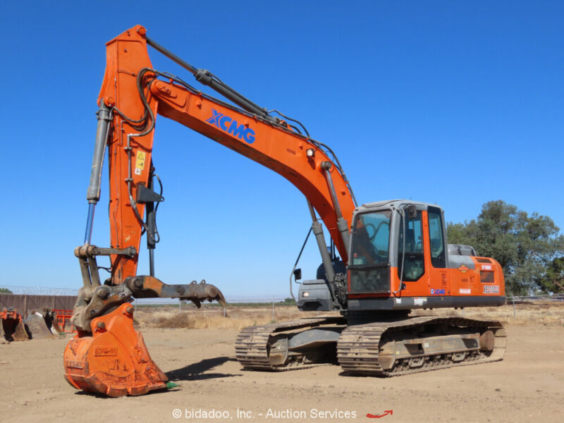 Xcmg Xe210cu Hydraulic Excavator Trackhoe Aux Hyd Qc Cab Ac Cummins 