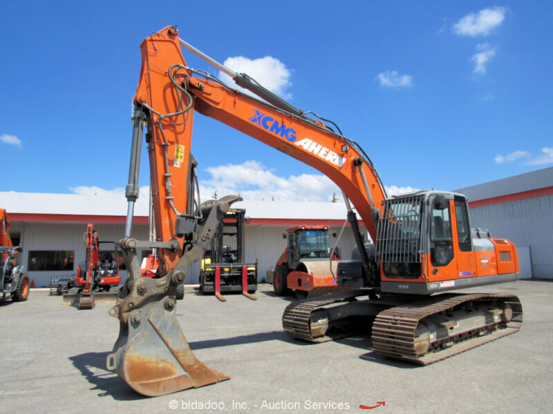 Xcmg XE210CU Hydraulic Excavator Trackhoe Aux Hyd Qc Cab Ac Cummins ...