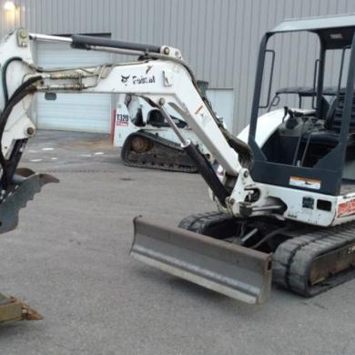 Bobcat 325 Excavator Hydraulic Thumb Ready 2 Work Pa! We Ship