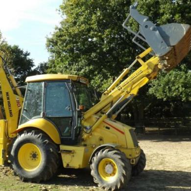 New Holland LB110 Turbo 4WD Loader Backhoe Excavator Digger Jcb No Vat ...