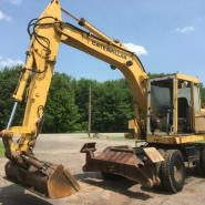 Caterpillar 206 Wheeled Hydraulic Excavator W Blade For Sale From